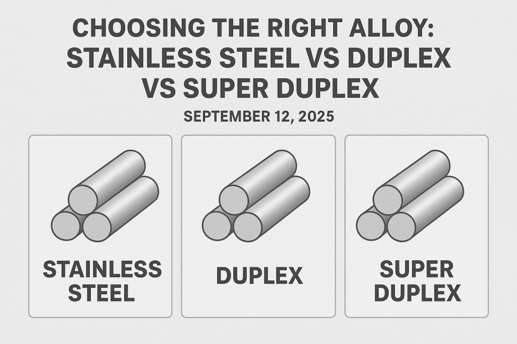 Choosing the Right Alloy: Stainless Steel vs Duplex vs Super&nbsp;Duplex